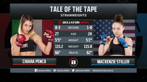 Bellator 299 - Mackenzie Stiller vs Chiara Penco - September 22, 2023