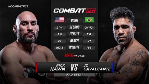 Combat FC 2 - Gesias Cavalcante vs Rick Hawn - Oct 21, 2022