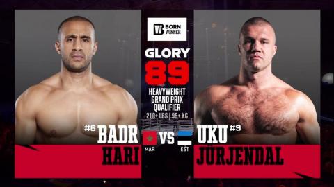 Glory 89 - Uku Jurjendal vs Badr Hari - 07 October, 2023