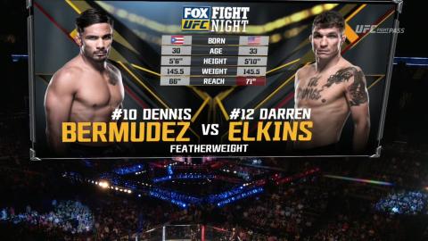 UFC on Fox 25 - Dennis Bermudez vs Darren Elkins - Jul 22, 2017