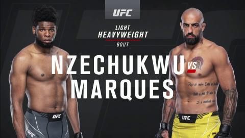 UFCFN 190 - Kennedy Nzechukwu vs Danilo Marques - Jun 26, 2021