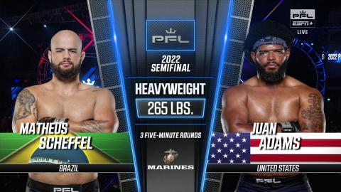 PFL 8: Matheus Scheffel vs Juan Adams - Aug 13, 2022