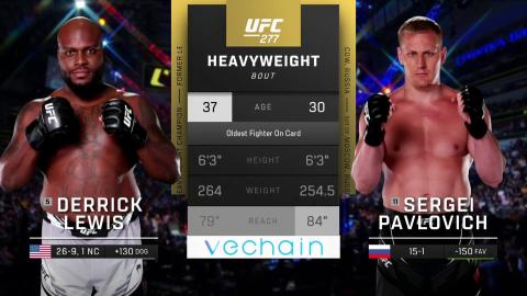 UFC 277: Derrick Lewis vs Sergei Pavlovich - Jul 31, 2022