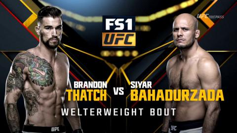 UFC 196 - Brandon Thatch vs Siyar Bahadurzada - Mar 5, 2016
