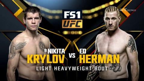 UFC 201 - Ed Herman vs Nikita Krylov - Jul 30, 2016