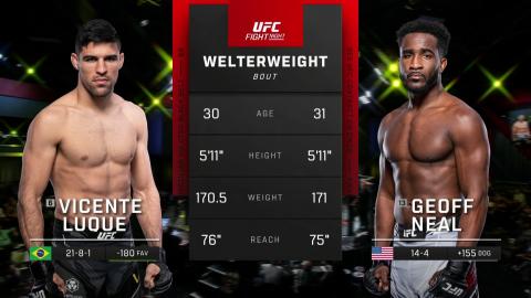 UFC on ESPN 40: Vicente Luque vs Geoff Neal - Aug 7, 2022