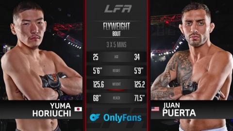 LFA 144 - Yuma Horiuchi vs Juan Puerta - Oct 14, 2022