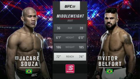 UFC 198 - Vitor Belfort vs Jacare Souza - May 13, 2016