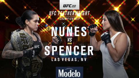 UFC 250 : Amanda Nunes vs Felicia Spencer - Jun 7, 2020