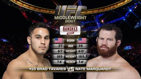 UFC 182 - Brad Tavares vs Nate Marquardt - Jan 03, 2015