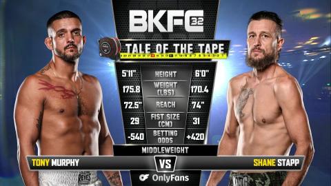 BKFC 32 - Tony Murphy vs Shane Stapp - Nov 05, 2022