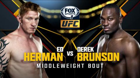 UFC 183 - Ed Herman vs Derek Brunson - Jan 30, 2015