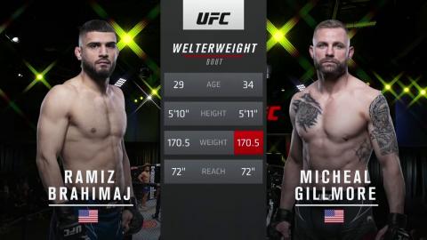 UFC Fight Night 202 - Ramiz Brahimaj vs. Micheal Gillmore - Feb 26, 2022