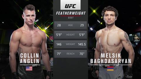 UFC on ESPN 28 - Collin Anglin vs Melsik Baghdasaryan - Jul 31, 2021