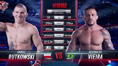 KSW 73 - Daniel Rutkowski vs Reginaldo Vieira - Aug 20, 2022