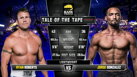Ryan Roberts vs. Jorge Gonzalez - Sep - 10, 2021