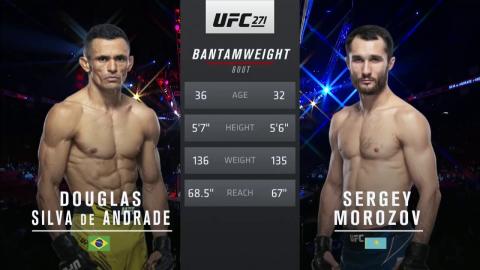 UFC 271 - Douglas Silva de Andrade vs. Sergey Morozov - Feb 12, 2022