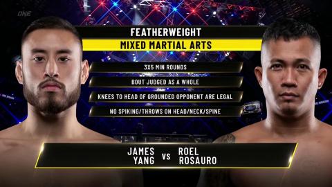 James Yang vs  Roel Rosauro - Sep 24, 2021