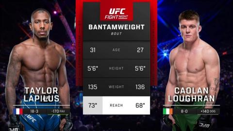 UFC Fight Night 226 - Taylor Lapilus vs Caolan Loughran - September 01, 2023