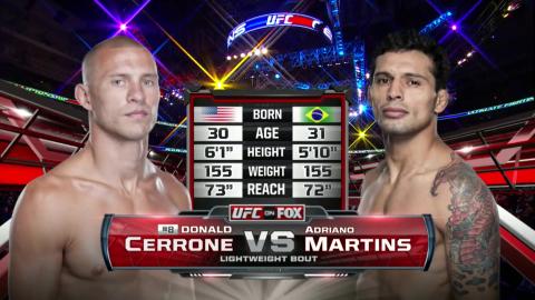 UFC on FOX 10 - Donald Cerrone vs Adriano Martins - Jan 24, 2014