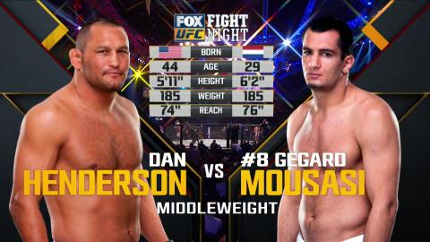 UFC on FOX 14 - Dan Henderson vs Gegard Mousasi - Jan 23, 2015