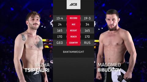 ACA 161 - Magomed Bibulatov vs Vazha Tsiptauri - August 10, 2023