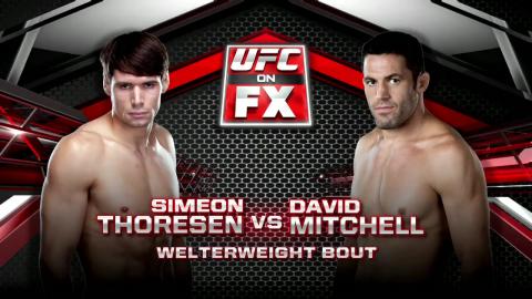 UFC on FOX 6 - Simeon Thoresen vs David Mitchell - Jan 26, 2013