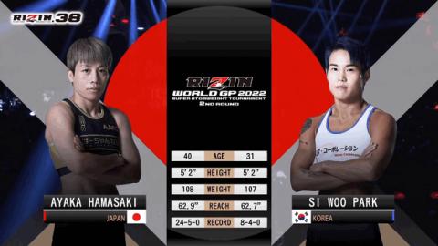 RIZIN 38 - Ayaka Hamasaki vs Si Woo Park - Sep 25, 2022