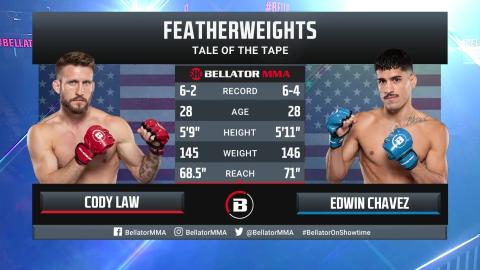 Bellator 297 - Cody Law vs Edwin Chavez - June 16, 2023
