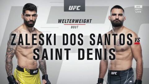 UFC 267 - Elizeu Zaleski dos Santos vs. Benoît St. Denis - Oct 30, 2021
