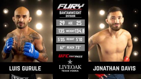 Fury FC 82 - Jonathan Davis vs Luis Gurule - August 26, 2023