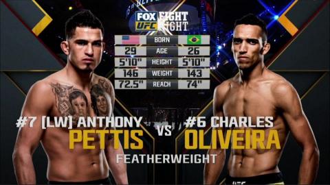 UFC on Fox 21 - Charles Oliveira vs Anthony Pettis - Aug 27, 2016