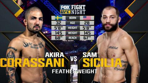 UFC on FOX 14 - Akira Corassani vs Sam Sicilia - Jan 23, 2015