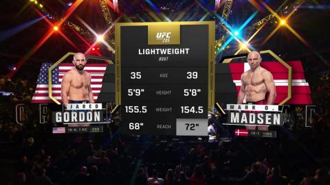 UFC 295 - Jared Gordon vs Mark O. Madsen - November 11, 2023
