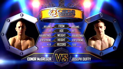 CWFC 39: The Uprising : Conor McGregor vs Joe Duffy - Nov 27, 2010