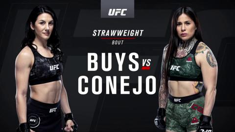 UFC on ESPN 21 - Cheyanne Vlismas vs Montserrat Conejo - Mar 20, 2021