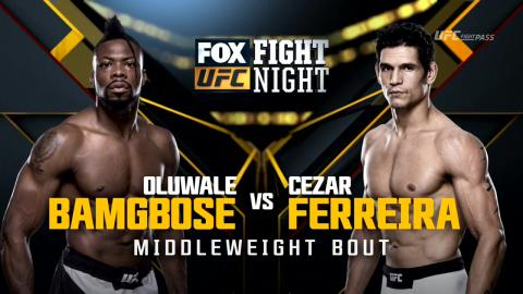 UFC on FOX 19 - Oluwale Bamgbose vs Cezar Ferreira - Apr 16, 2016