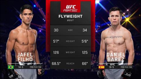 UFC Fight Night 224 - Jafel Filho vs Daniel Barez - July 22, 2023