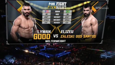 UFC on Fox 25 - Lyman Good vs Elizeu Zaleski dos Santos - Jul 22, 2017