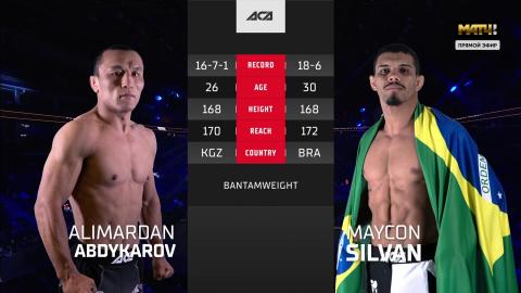 ACA 147 - Maycon Silvan vs Alimardan Abdykaarov - Nov 04, 2022