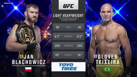 UFC 267 - Jan Błachowicz vs. Glover Teixeira - Oct 30, 2021