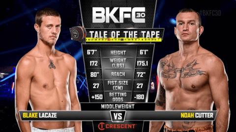 BKFC 30 - Blake LaCaze vs Noah Cutter - Oct 01, 2022