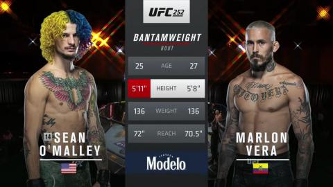 UFC 252: Sean O'Malley vs Marlon Vera - Aug 16, 2020