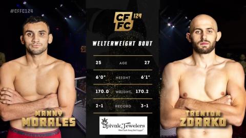 CFFC 124 - Manny Morales vs Trenton Zdarko - September 1, 2023