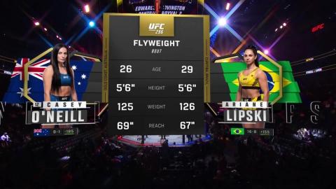UFC 296 - Casey O'Neill vs Ariane Lipski - December 16, 2023