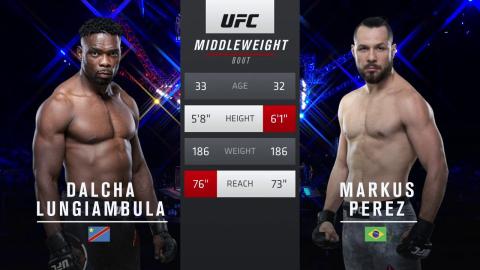 UFC on ESPN 20 - Dalcha Lungiambula vs Markus Perez - Jan 19, 2021