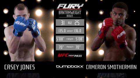 Fury FC 71 - Cameron Smotherman vs Casey Jones - Nov 06, 2022