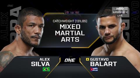 ONE Championship 162 - Gustavo Balart vs Alex Silva - Oct 21, 2022