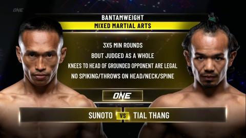 ONE Championship - Sunoto vs. Tial Thang - Feb 11, 2022