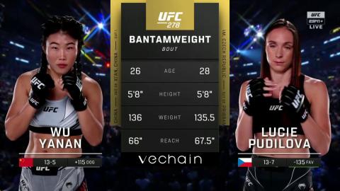 UFC 278 - Wu Yanan vs Lucie Pudilova - Aug 20, 2022